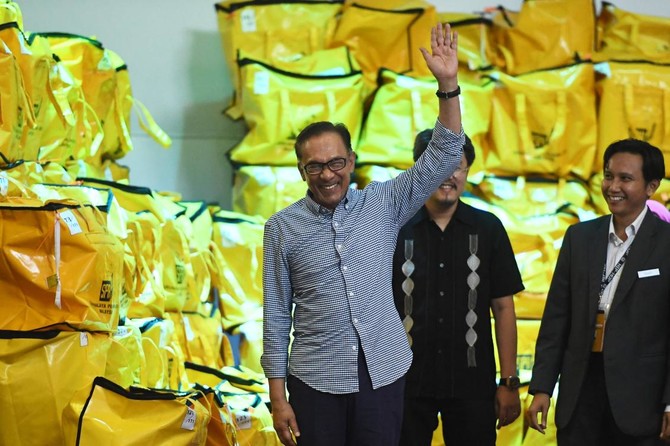 Malaysia S Anwar Returns To Frontline Politics In Big Poll Win Arab News