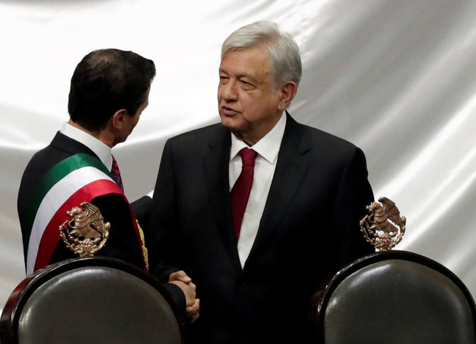 Leftist Lopez Obrador sworn in as Mexico’s new president