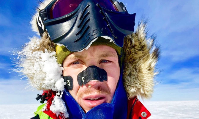 American adventurer completes solo trek across Antarctica