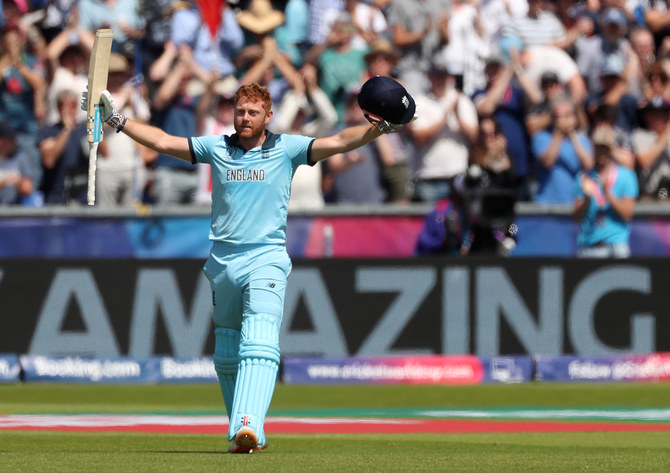 Ton-up Bairstow stars as England book World Cup semifinal spot