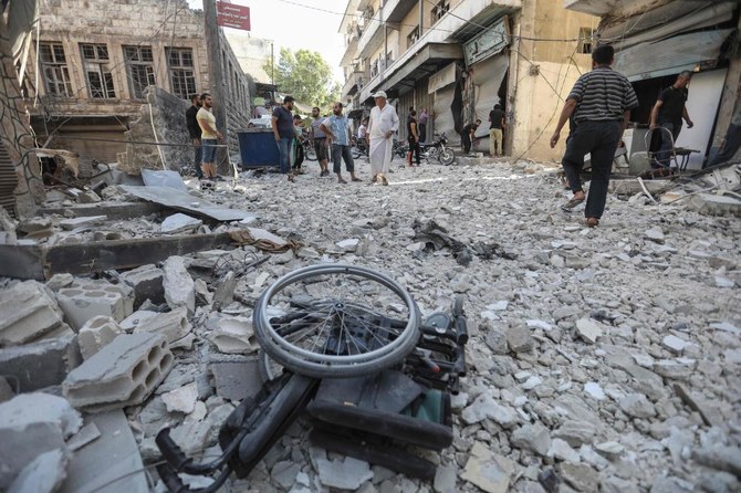 Air Strikes Kill 15 Civilians In Northwest Syria | Arab News