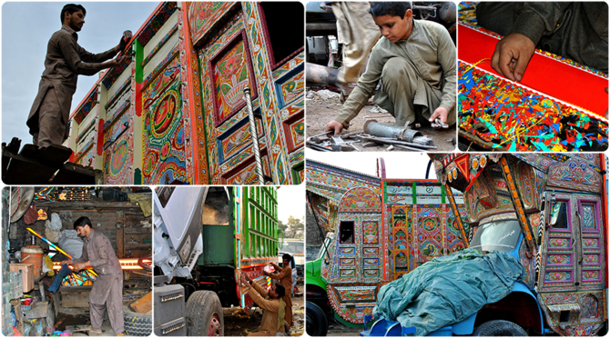 A closer look at Pakistan’s signature truck art