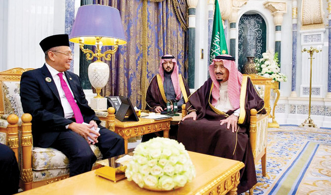 King Salman Receives Indonesian Speaker | Arab News