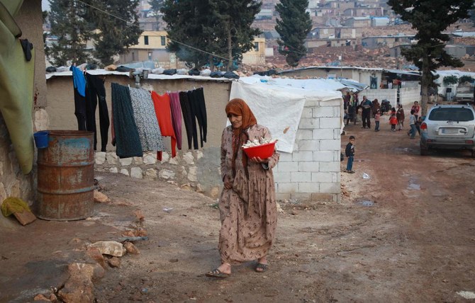 Displaced Syrian grows mushrooms to feed family