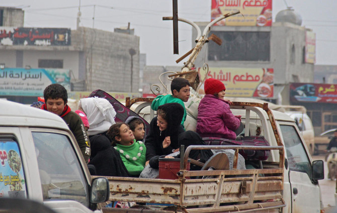 Cold, disease threaten more than half a million Syrians fleeing Idlib fighting