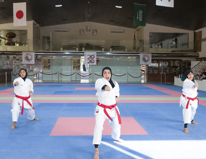 Saudi female karate players break new barriers in UAE competition