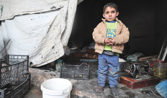 In northwest Syria, children tossed about by war and exile