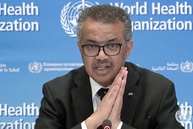 WHO chief thanks Saudi Arabia for coronavirus aid package sent to Yemen