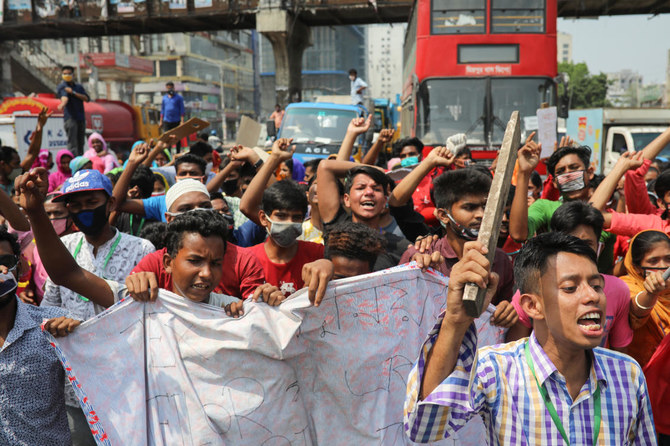 ’Starving’ Bangladesh garment workers protest for pay during COVID-19 lockdown