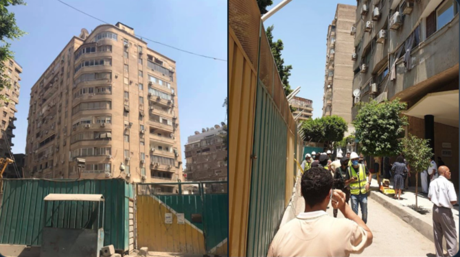 Zamalek residents evacuate iconic building near Cairo metro work