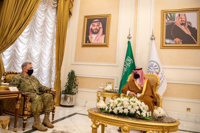 Prince Khalid bin Salman meets with US general Mark Milley