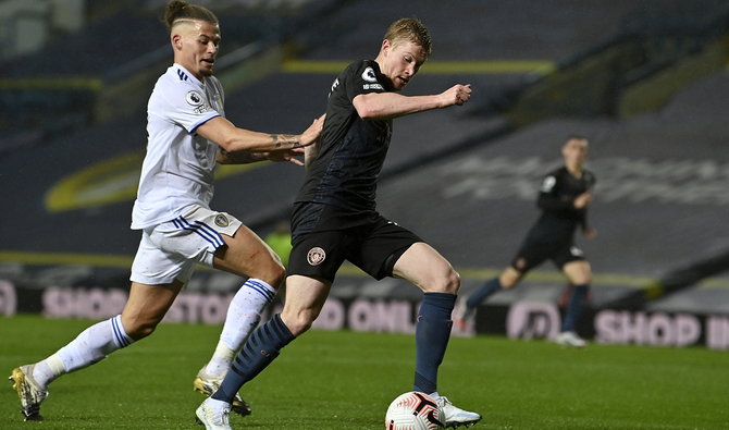 Manchester City held by Premier League newcomers Leeds 1-1