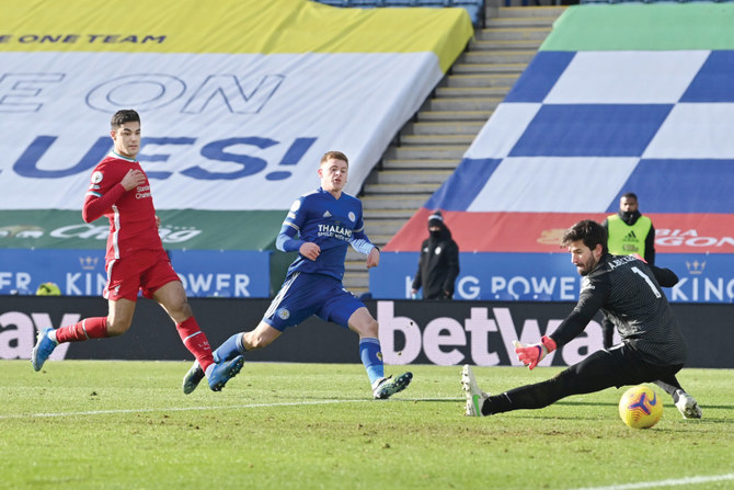 Alisson blunders again as late Leicester blitz rocks Liverpool