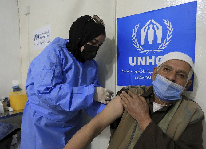 Jordan starts ‘world first’ COVID vaccinations in refugee camp