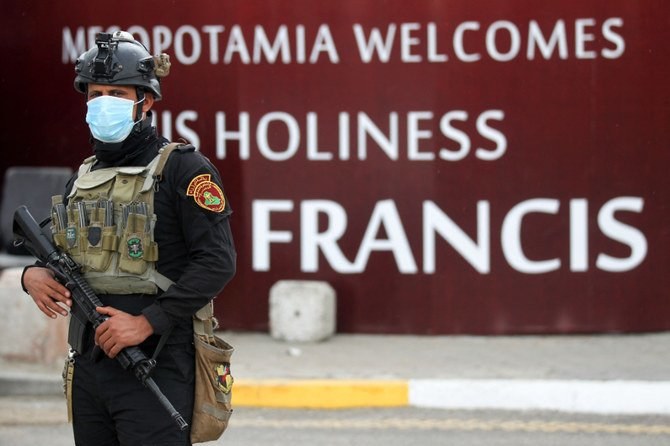 Massive security net in Iraq as Pope Francis begins visit