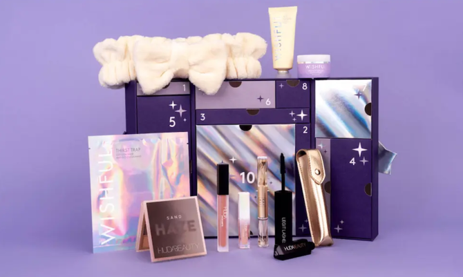 Huda Beauty Ramadan advent calendar. Supplied