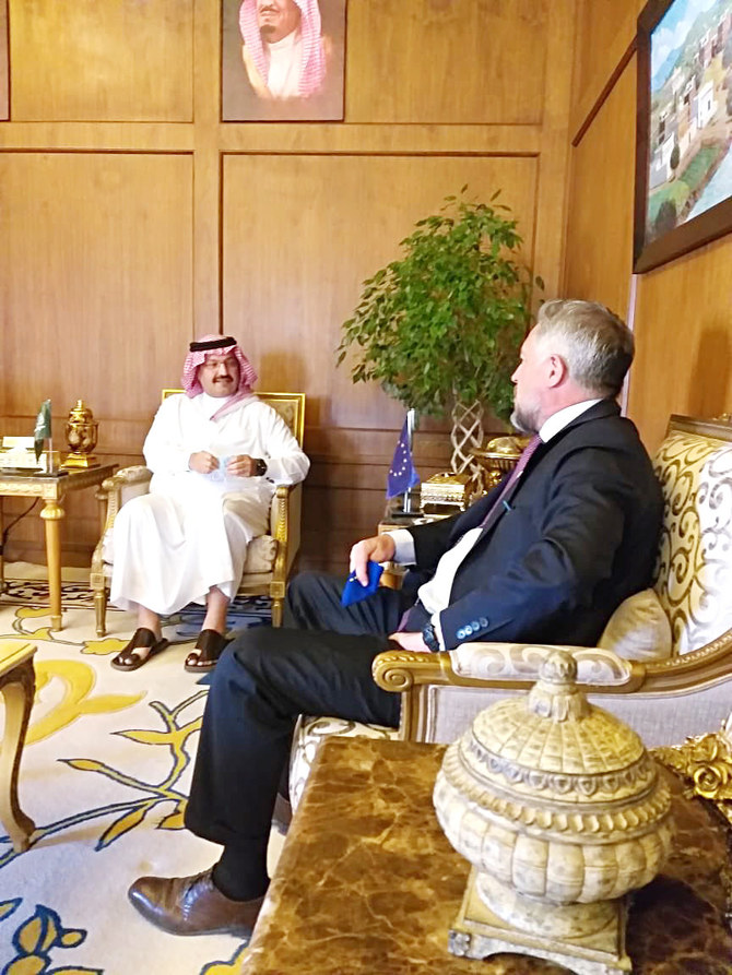 DiplomaticQuarter: EU envoy reveals bloc’s desire to boost economic links with KSA’s Asir region