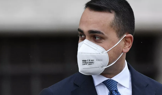 “Italy is at your side, we will continue to support you,” Luigi Di Maio (pictured) told Libyan Prime Minister Abdel Hamid Dbeibah during his fifth visit to Tripoli since the beginning of the year. (AFP/File Photo)