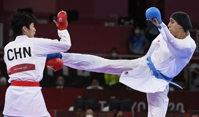 Egypt’s Giana Lotfy lands Olympic bronze in karate kumite semi