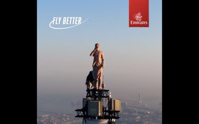 ‘Because I got high’: Emirates thwarts rumors, releases behind-the-scenes footage of Burj Khalifa shoot