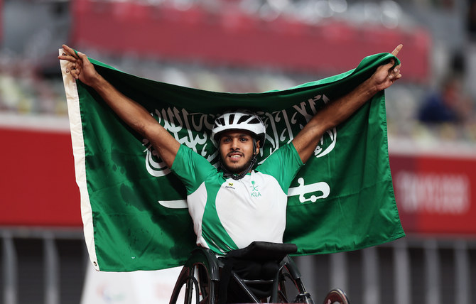 Saudi Arabia’s Abdulrahman Al-Qurashi takes bronze in men’s 100m T53 final at Tokyo 2020 Paralympic Games