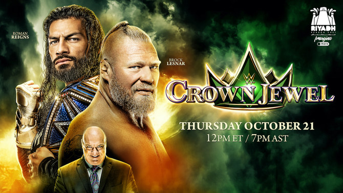 WWE Crown Jewel confirmed for Riyadh’s Mohammed Abdo Arena on Oct. 21