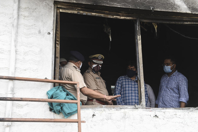 Fire In Indian Hospital COVID-19 Ward Kills 10 Patients | Arab News