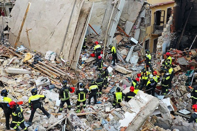 Four more bodies pulled from collapsed building in Sicily