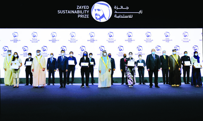 Winners of 2022 Zayed Sustainability Prize honored