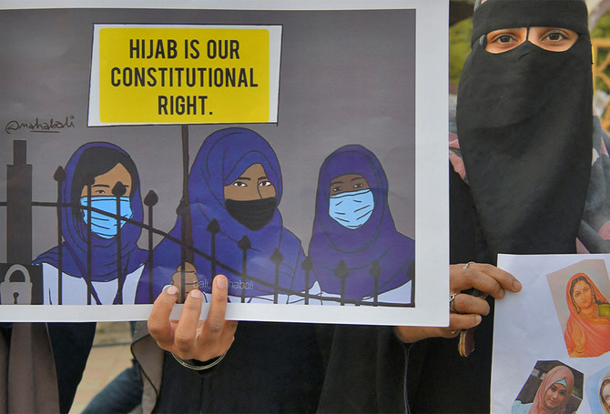 Protests over classroom hijab ban grow in India