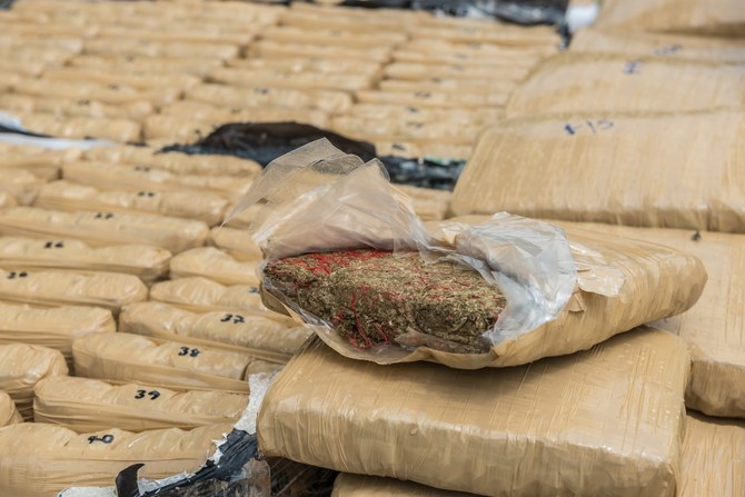 Saudi border guards seize 547 kg of hashish in smuggling crackdown