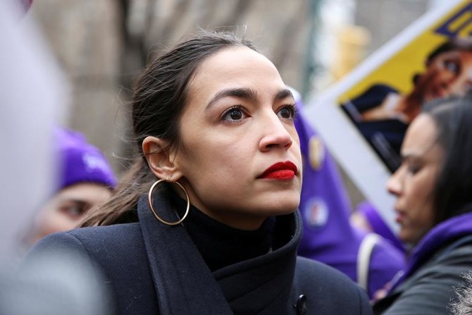 Alexandria Ocasio-Cortez has said the US should be treating refugees from all nations the same way it is treating those currently fleeing Ukraine. (Reuters/File Photo)