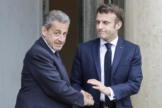 French rightwing ex-president Sarkozy says will vote for Macron