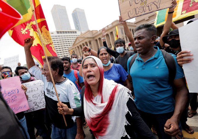 Sri Lankans abandon family holiday celebrations to join anti-government protests