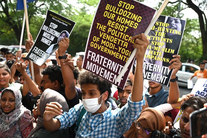 More protests in India after authorities raze homes of Muslim activists