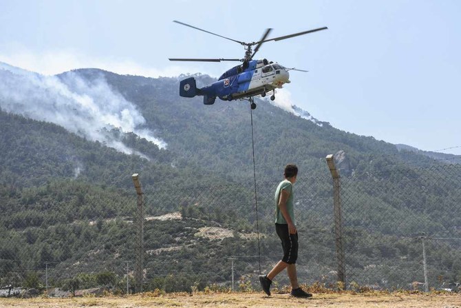 Wildfire in southwest Turkey evokes memories of last year’s blazes