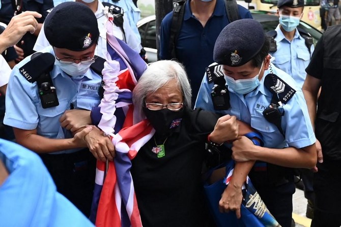 Hong Kong’s ‘Grandma Wong’ jailed for democracy protests