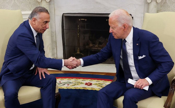 Biden to see ‘a new Iraq’ at the table, PM Al-Kadhimi says 