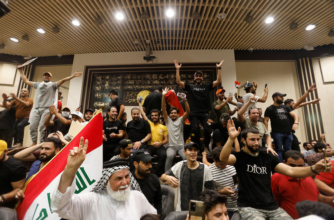 Pro-Sadr protesters storm parliament in Iraq’s Green Zone