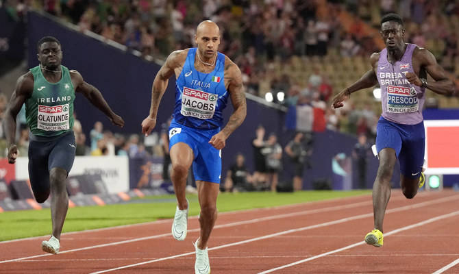 Jacobs storms to Euro 100m crown as Ingebrigtsen and Perkovic shine