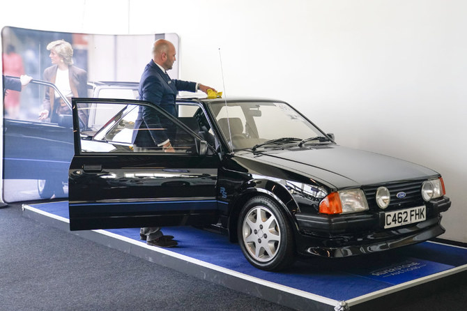 Princess Diana’s unique Ford Escort fetches $850,000 at auction