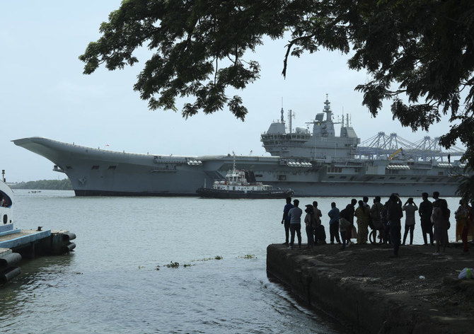 Narendra Modi commissions India’s first home-built aircraft carrier in defense push