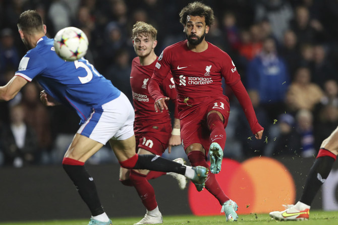 Mo Salah Scores Fastest-ever Champions League Hat Trick | Arab News