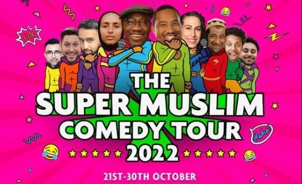 Britain’s ‘Super Muslim Comedy Tour’ creates laughter for a good cause 