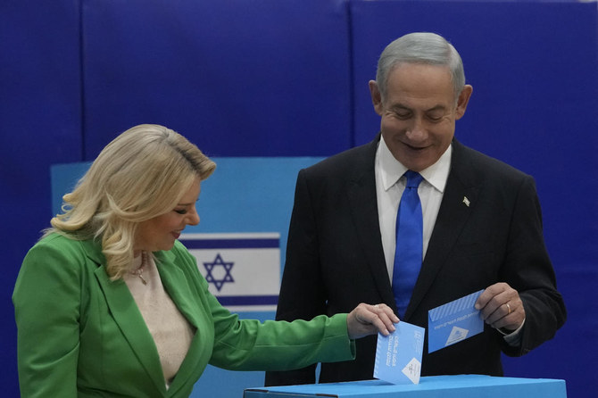 Israel’s Netanyahu ahead, nears majority: initial vote projections