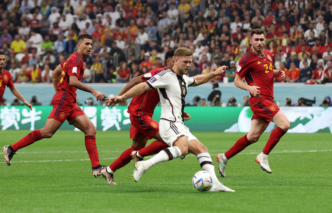 Fullkrug strikes late to salvage Germany World Cup draw with Spain