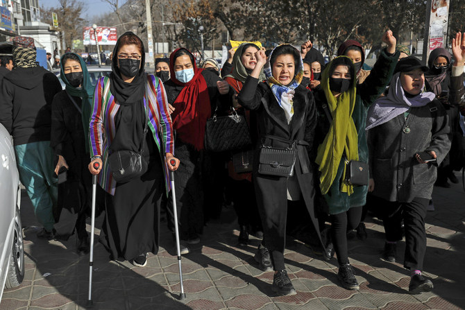 Afghan women denounce Taliban’s ban on females working for NGOs