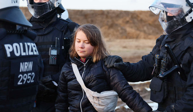 Greta Thunberg released after brief detention at German mine protest, police say