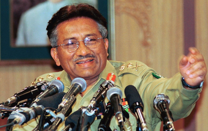 Gen. Pervez Musharraf, former Pakistani president and army chief, has died. (File/AP)