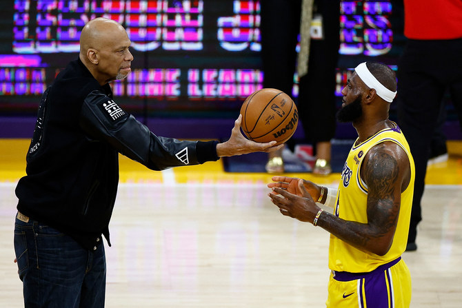 LeBron James Breaks Kareem’s NBA All-time Points-scoring Record | Arab News